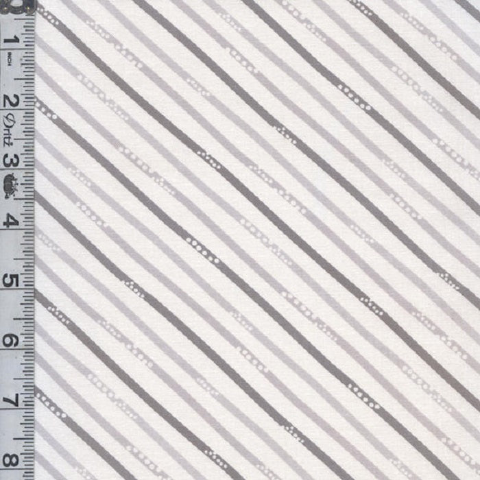 Hello Sunbeam - Diagonal Stripes White