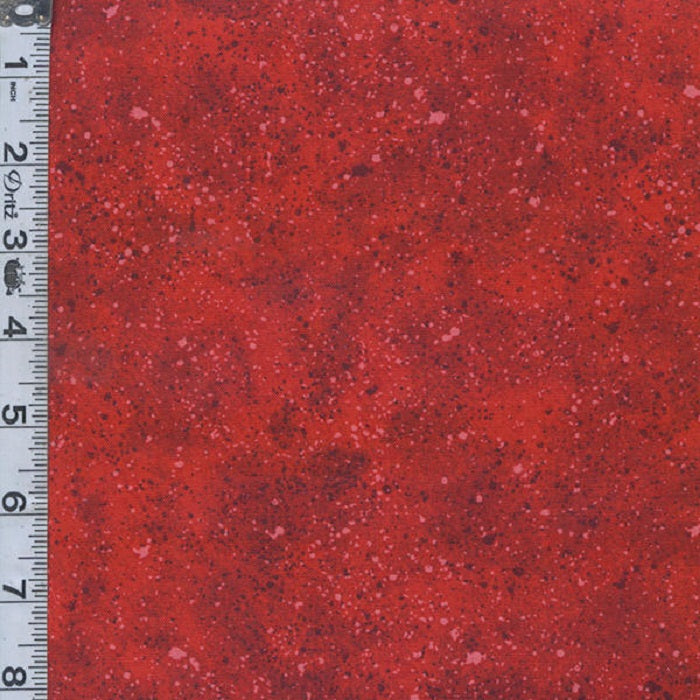 108" Splatter Texture - Red
