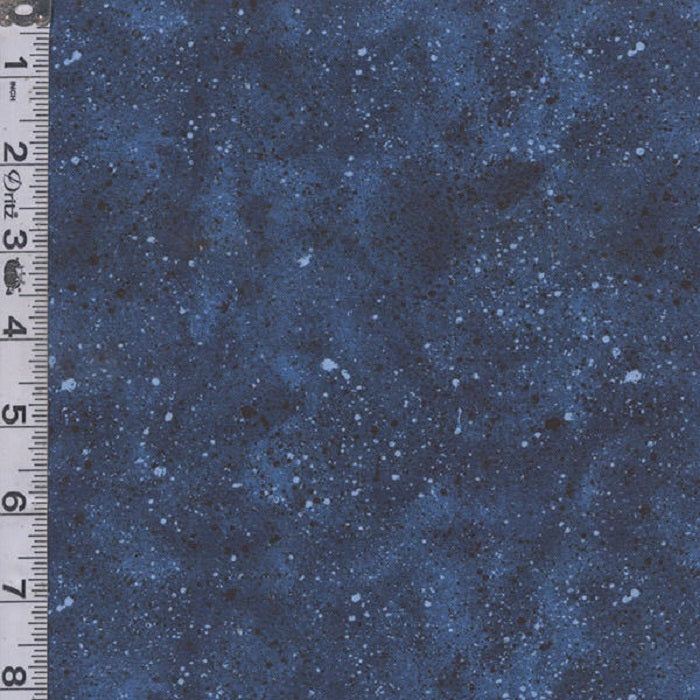 108" Splatter Texture - Dull Blue