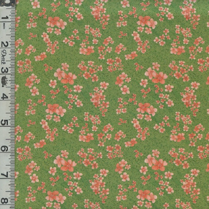 Four Seasons Digital Print - Spring Blooms Grass